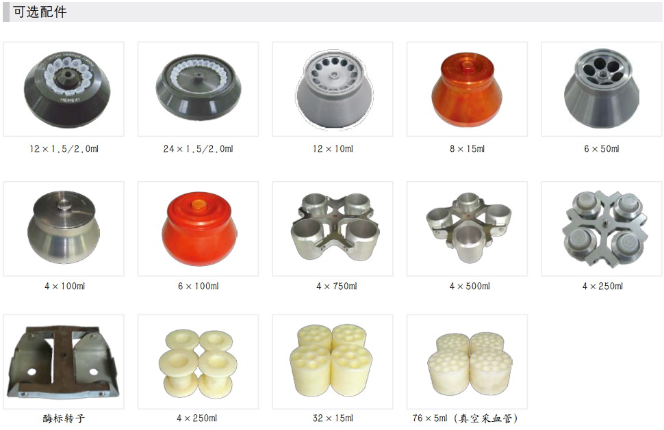 HR/T20MM立式高速冷冻离心机转子