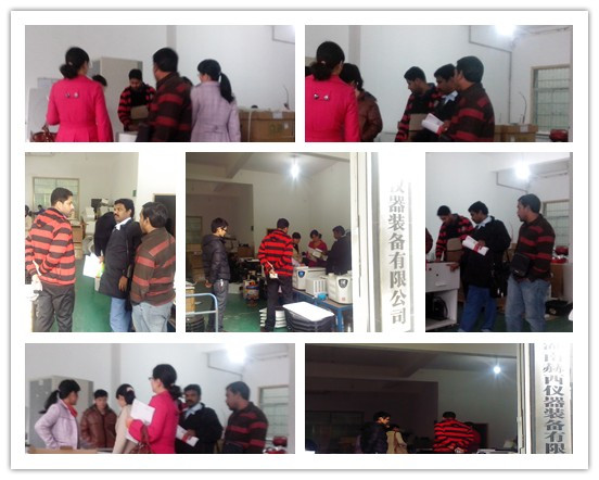 印度客户维卡斯先生考察